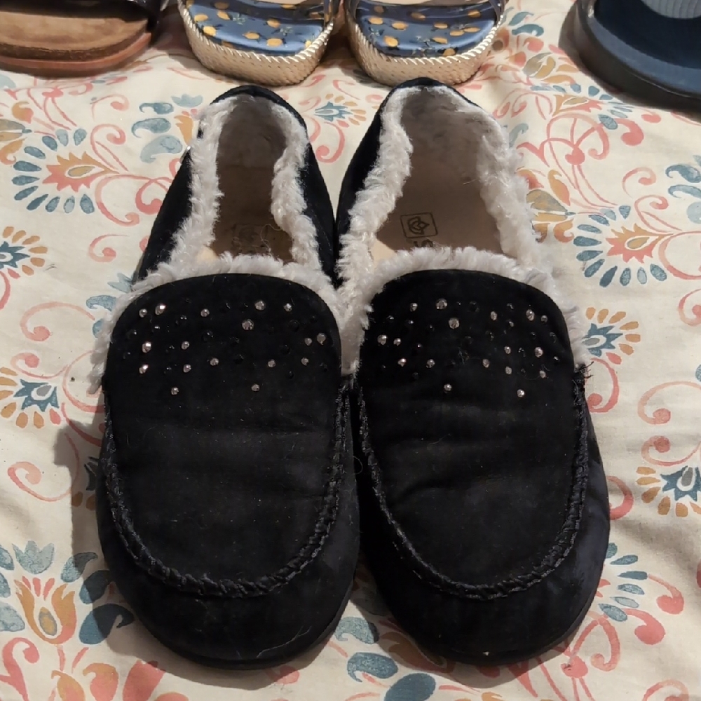 Spenco Loafers, Black, 8M
